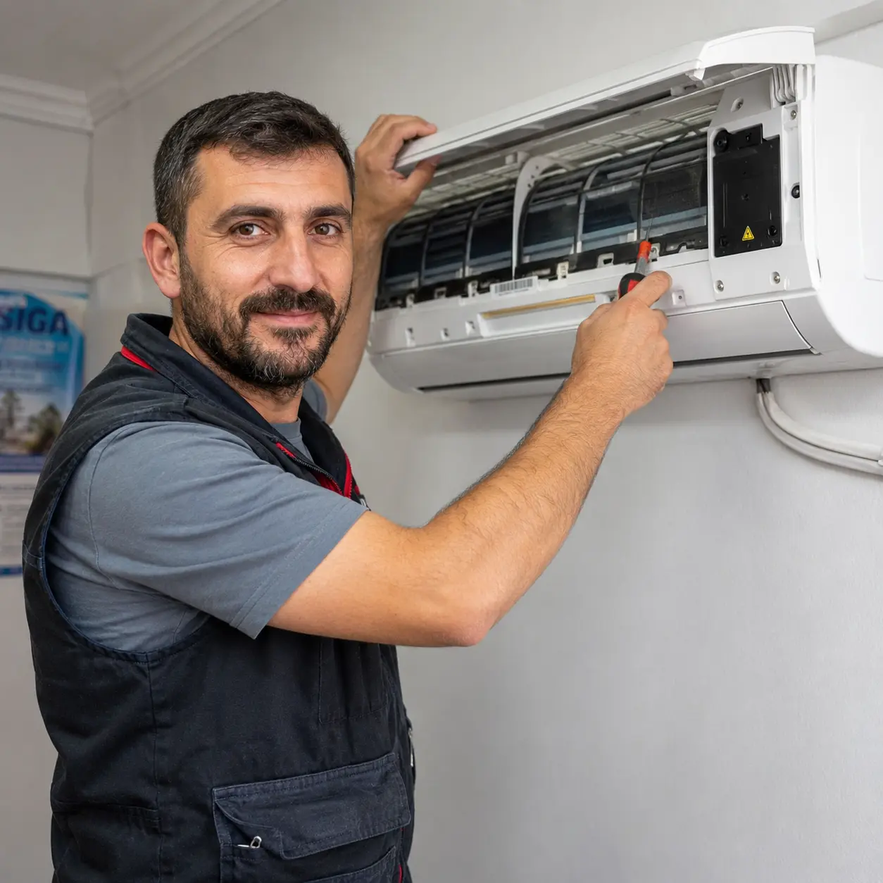 Aydın Sharp klima tamiri ustası Umut Usta — Nazilli ve Karpuzlu iklimlendirme uzmanı